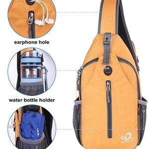 Crossbody Sling Backpack Sling Bag‎ Travel Hiking Chest Bag Daypack